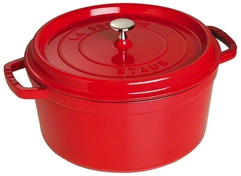 Braadpan Rond Rood 30cm Staub Braadpan Rood 30cm