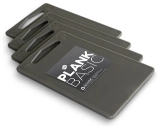 Snijplank Grijs 25x15cm 4stuks Snijplank Grijs 25x15cm 4stuks