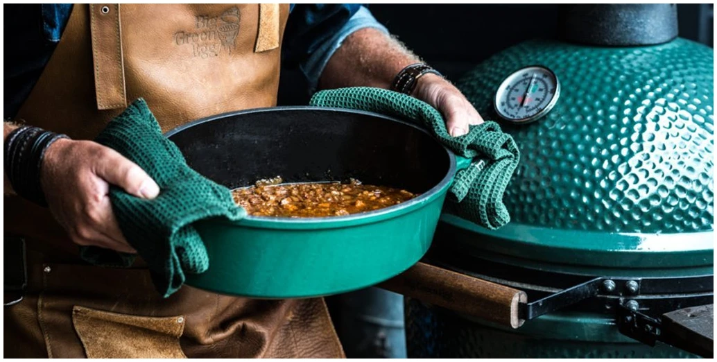green dutch oven 1200x600 Big Green Egg Dutch Oven Rond 23cm - Afbeelding 4