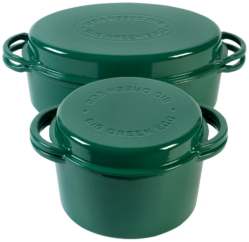 green dutch oven Big Green Egg Dutch Oven Rond 23cm - Afbeelding 2