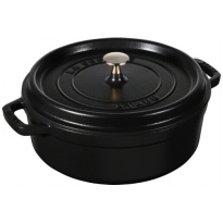 Staub Braadpan Laag Zwart-28cm