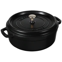 Staub Braadpan Laag Zwart-28cm