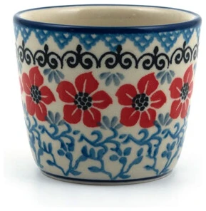 Mug Tumbler Red Violets 190ml Bunzlau Castle Beker Red-Violets-190ml