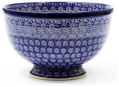 Bowl on Foot Lace 1550ml Bunzlau Castle Kom-op-voet Lace-1550ml