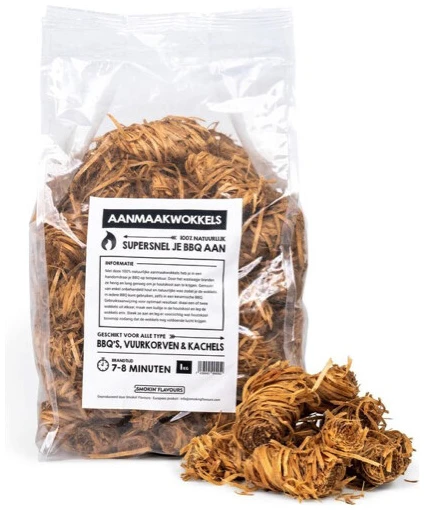 Smokin Flavours Aanmaakwokkels 1kg Smokin Flavours Aanmaakwokkels 1kg