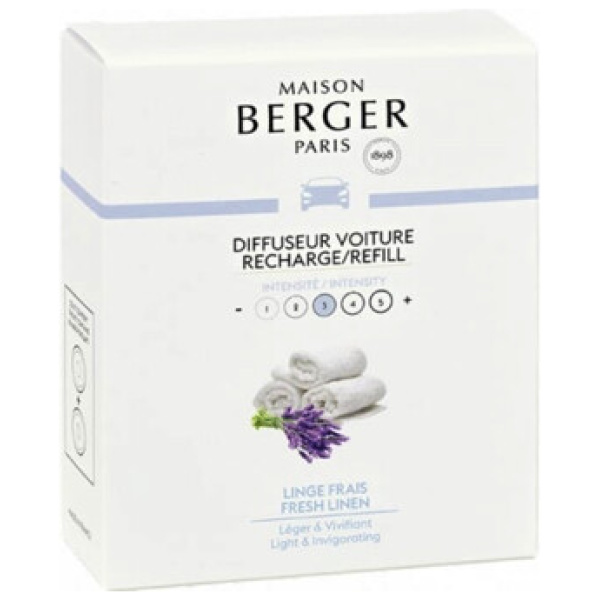 Maison Berger Autoparfum Navullingen Linge-Frais