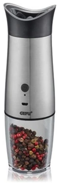 Gefu elektrische zout of pepermolen Velo Gefu elektrische zout of pepermolen Velo