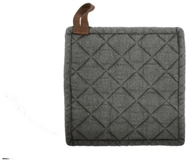 Tiseco Pannenlap Myrna Charcoal 2 stuks Tiseco Pannenlap Myrna Charcoal 2-stuks