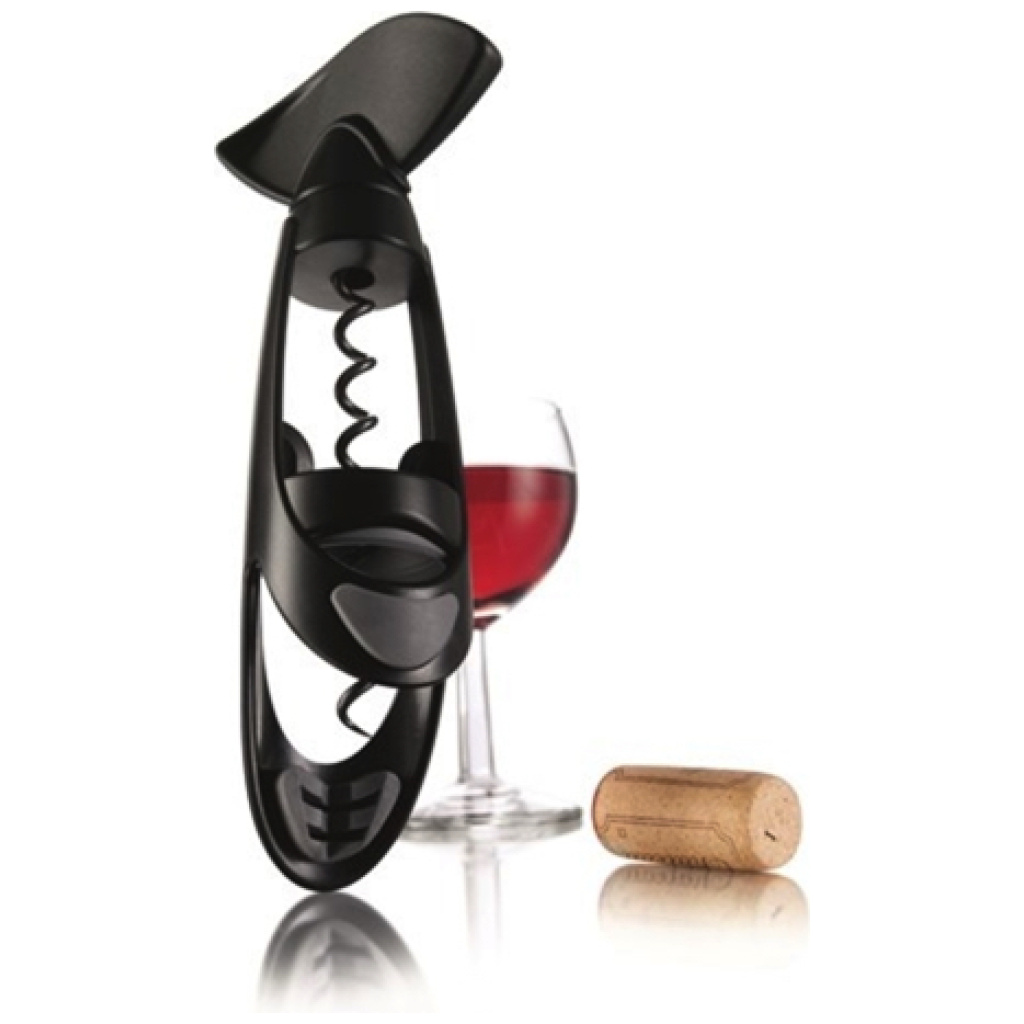 Vacu Vin Kurkentrekker Twister Zwart Vacu Vin Kurkentrekker Twister Zwart
