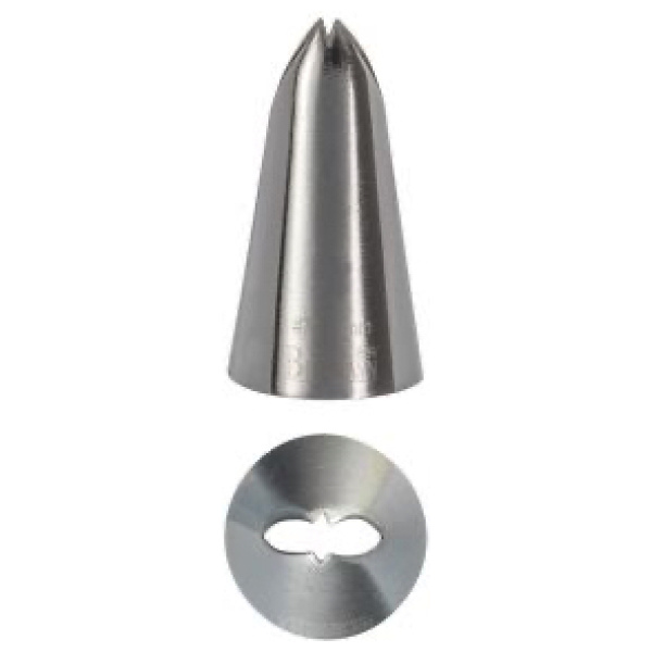 Spuitmondje Blad/Leaf RVS No70-13mm