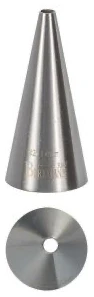 Spuitmondje Rond RVS No21 4mm Spuitmondje Rond RVS No21-4mm