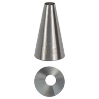 Spuitmondje Rond RVS No24-9mm
