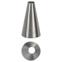Spuitmondje Rond RVS No24-9mm