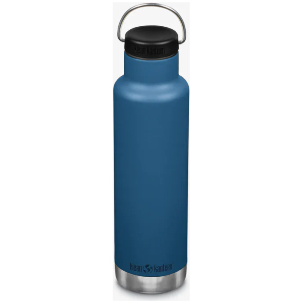 Klean Kanteen Isolatiefles Classic 20oz-592ml-Loop-Cap-RealTeal