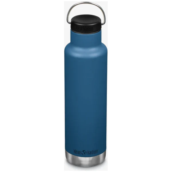 Klean Kanteen Isolatiefles Classic 20oz-592ml-Loop-Cap-RealTeal