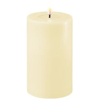 Deluxe Homeart LED Kaars D7.5xH12.5cm-Cream