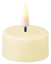 Deluxe Homeart LED Waxinelichtjes 2 stuks Cream Deluxe Homeart LED Waxinelichtjes-2-stuks-Cream