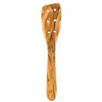 Homiez Gebogen-Geperforeerde-Spatel Olijfhout-30cm