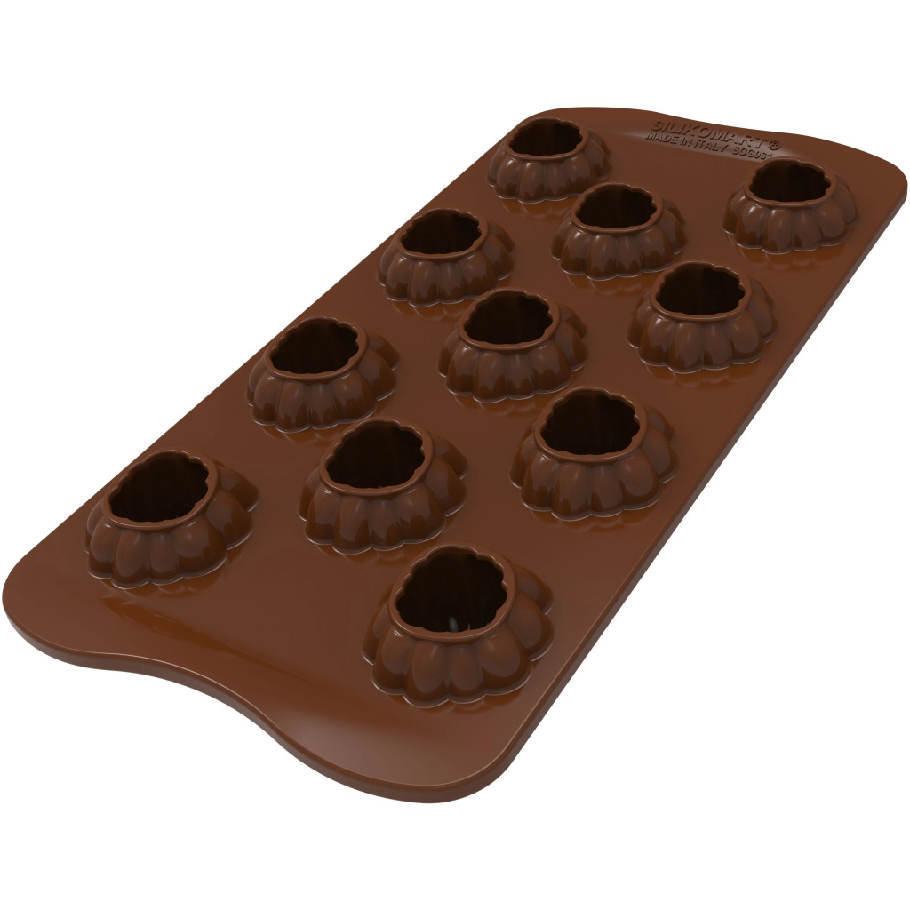 Silikomart Chocoladevorm Choco Delica Pompoen Silikomart Chocoladevorm Choco-Delica-Pompoen