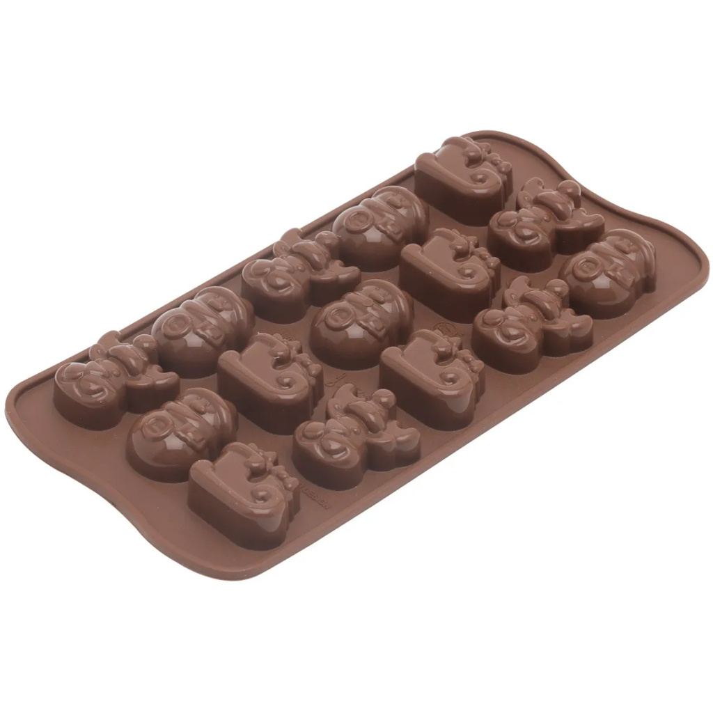 Silikomart Chocoladevorm Choco Winter.jpg Silikomart Chocoladevorm Choco Winter