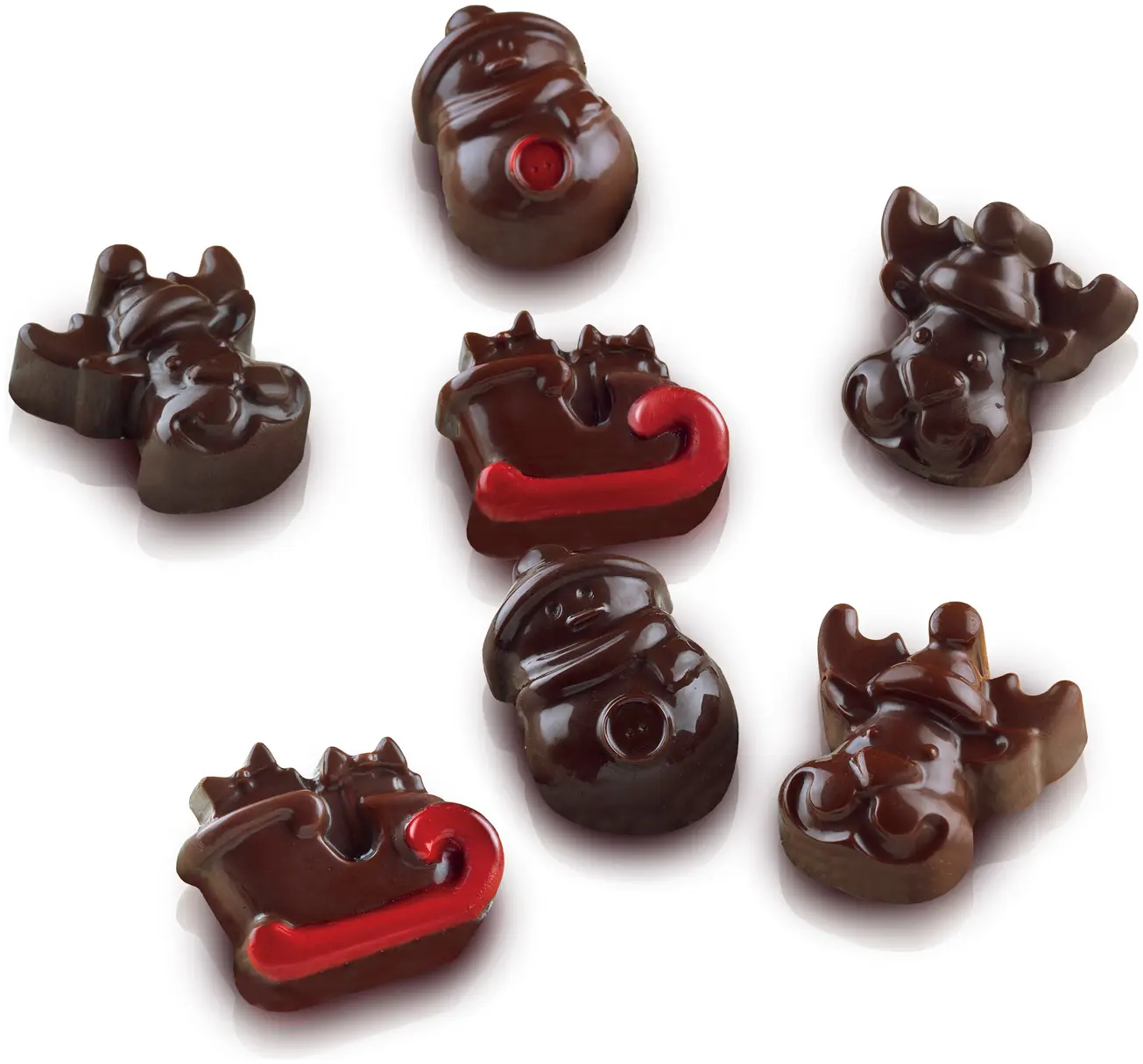 Silikomart Chocoladevorm Choco Winter1 Silikomart Chocoladevorm Choco Winter