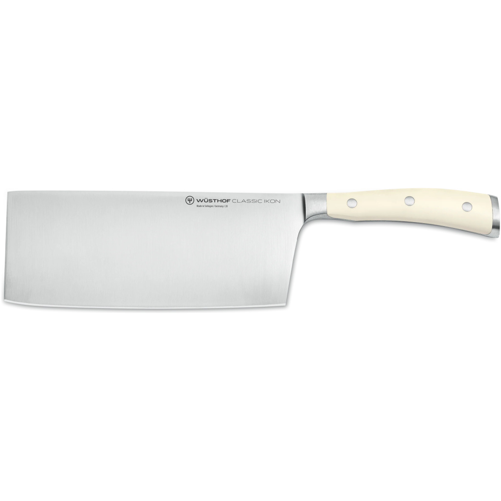 Wusthof Classic Ikon Chinees Koksmes Creme 18cm Wüsthof Classic-Ikon Chinees-Koksmes-Creme-18cm