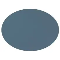 Mesapiu Placemat Lederlook Ovaal-Blue