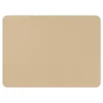 Mesapiu Placemat Lederlook Rechthoek-Sand