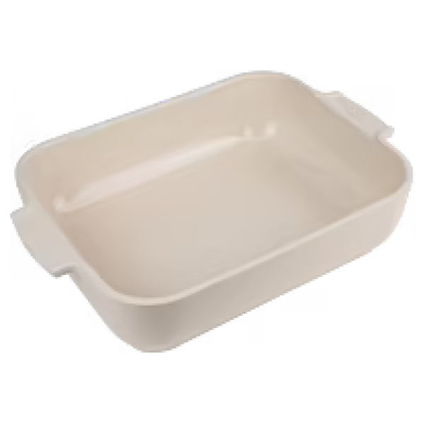 Peugeot Appolia Ovenschaal Rechthoekig-25cm-Ecru