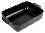 Peugeot Appolia Ovenschaal Rechthoekig 25cm Satijnzwart Peugeot Appolia Ovenschaal Rechthoekig-25cm-Satijnzwart