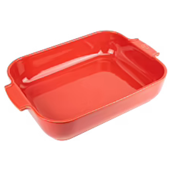 Peugeot Appolia Ovenschaal Rechthoekig-40cm-Rood