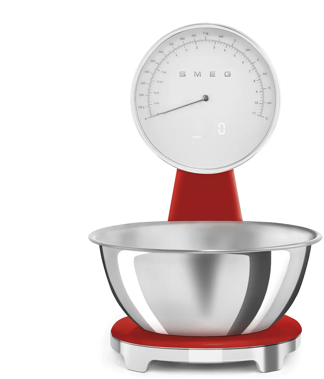 Smeg Keukenweegschaal Rood Smeg Keukenweegschaal Rood