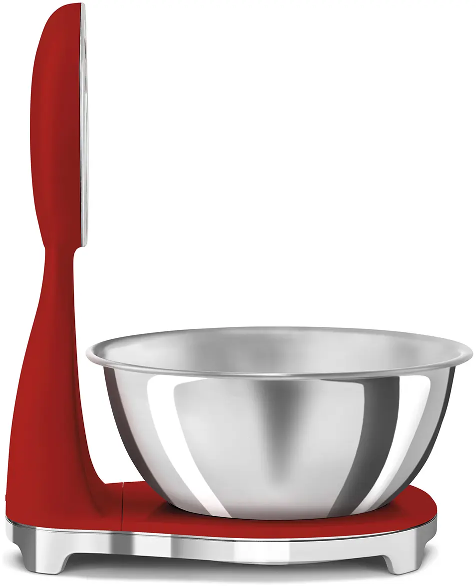 Smeg Keukenweegschaal Rood1 Smeg Keukenweegschaal Rood - Afbeelding 2