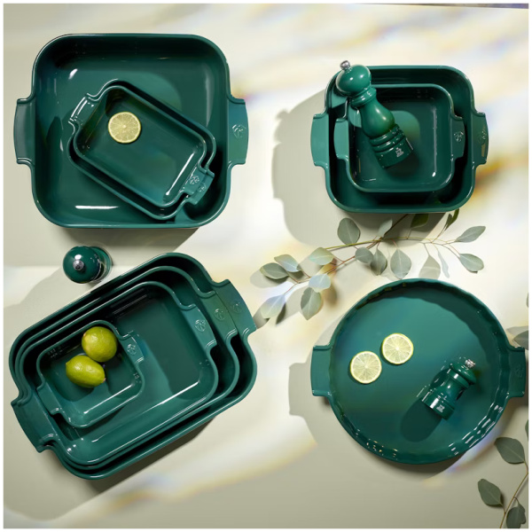 Peugeot Appolia Ovenschaal Rechthoekig-25cm-Bosgroen - Afbeelding 2