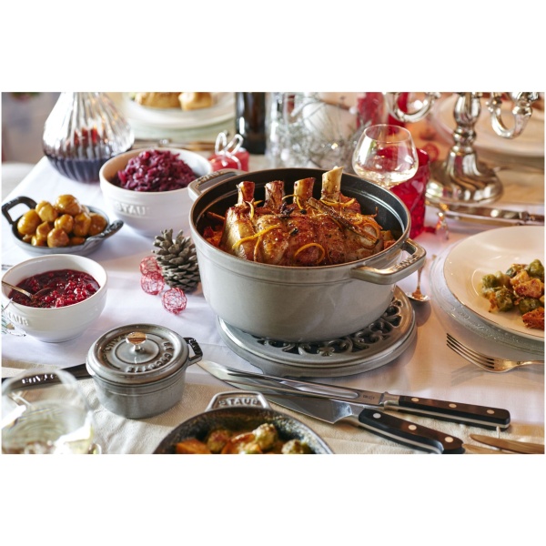 Staub Braadpan Grafietgrijs 28cm - Afbeelding 2