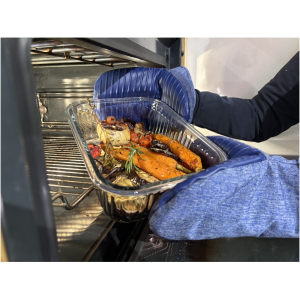 Cookai Gripper Ovenwant Blauw Set-2 - Afbeelding 2