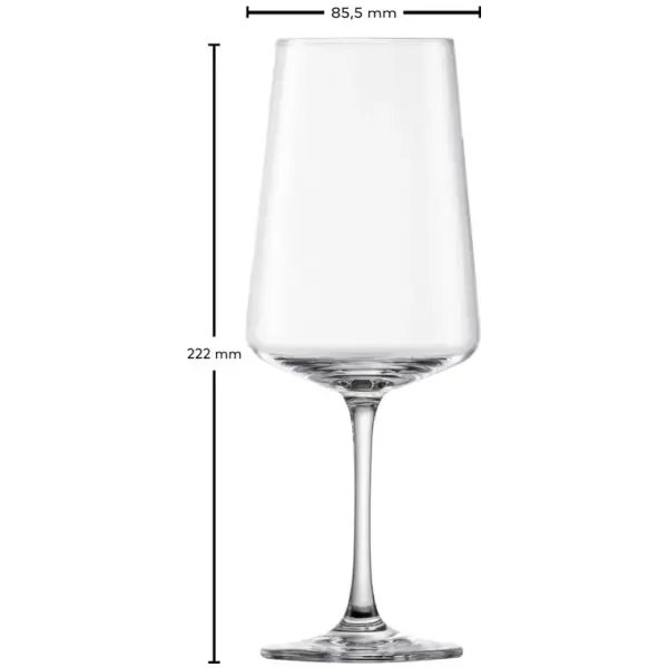 Schott Zwiesel MioVino Rode Wijnglas-0-0.5Ltr-4 stuks - Afbeelding 2