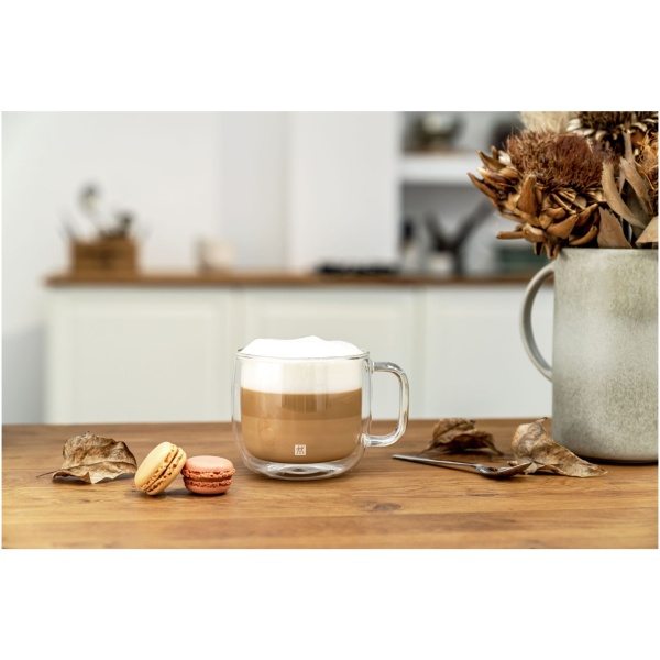 Zwilling Dubbelwandig Cappuccino Glas 450ml-2stuks - Afbeelding 2