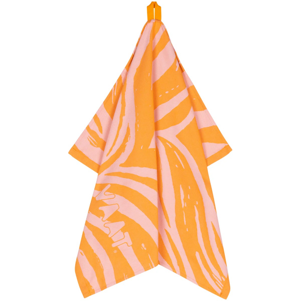 VAAT Thee-en-Keukenhanddoek-Giftset Zebra Roze-Oranje - Afbeelding 2