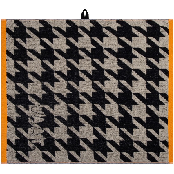 VAAT Thee-en-Keukenhanddoek-Giftset Pied-de-Poule Zwart-Zand - Afbeelding 5