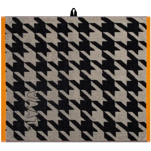 VAAT Thee-en-Keukenhanddoek-Giftset Pied-de-Poule Zwart-Zand - Afbeelding 5