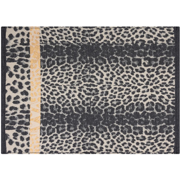 VAAT Thee-en-Keukenhanddoek-Giftset Leopard Zwart-Zand-Goud - Afbeelding 4