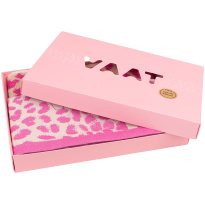 VAAT Thee-en-Keukenhanddoek-Giftset Leopard Roze-Zand