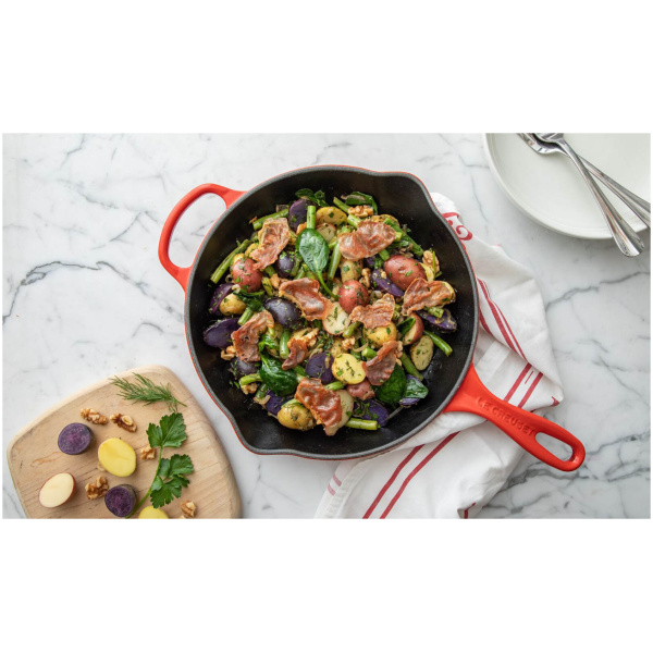 Le Creuset Skillet Koekenpan Signature Kersenrood-16cm - Afbeelding 2