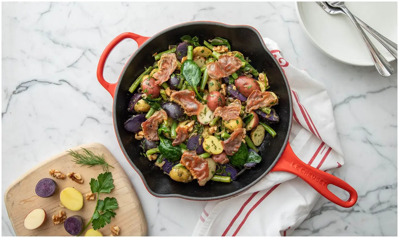 CI0182 Cerise 41 Le Creuset Skillet Koekenpan Signature Kersenrood-16cm - Afbeelding 2