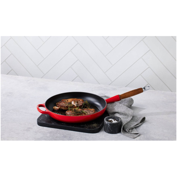 Le Creuset Koekenpan Signature Kersenrood-24cm - Afbeelding 2