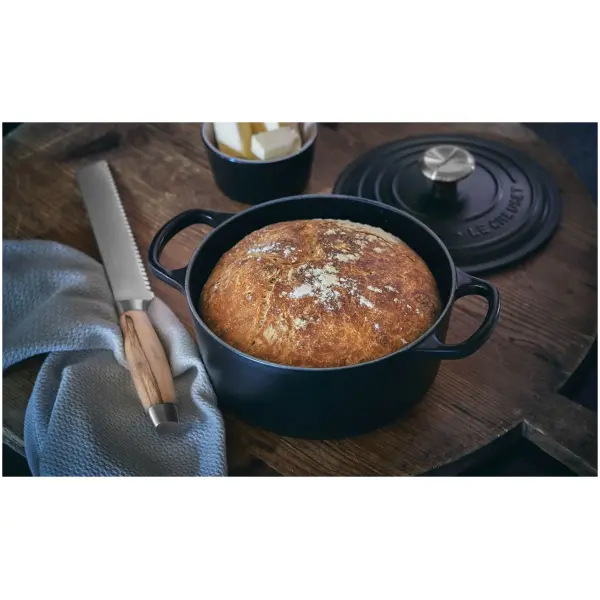 Le Creuset Braadpan Signature Matzwart-22cm - Afbeelding 2