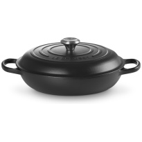 Le Creuset Campagnard Signature Matzwart-30cm