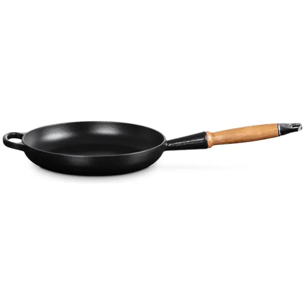 Le Creuset Koekenpan Signature Matzwart-24cm