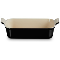 Le Creuset Ovenschaal Rechthoekig-Ebbenzwart-26cm